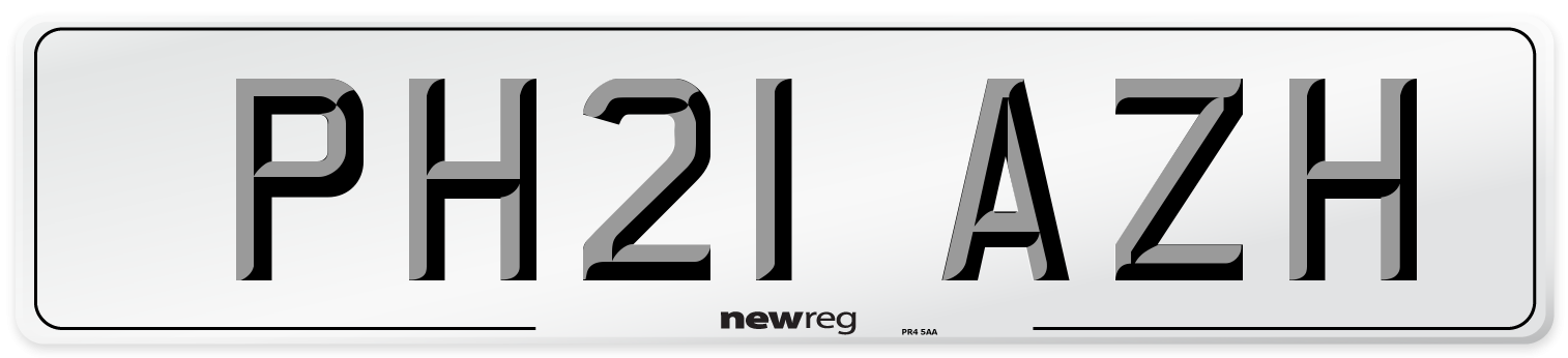 PH21 AZH Number Plate from New Reg